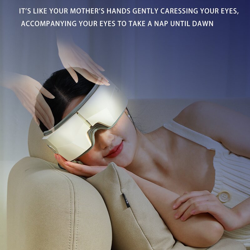 Eye Massager Manufacturer - Bluetooth 180 Degree Foldable Portable with Heat