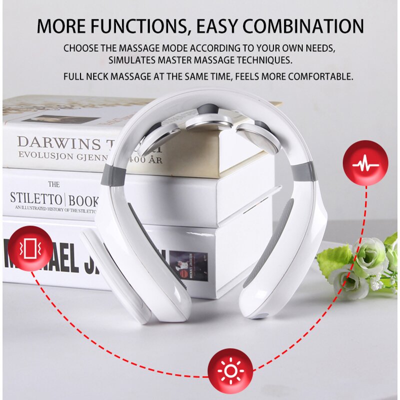 Neck & Shoulder Massager Manufacturer - OEM Electric Mini with Heat TENS Shiatsu