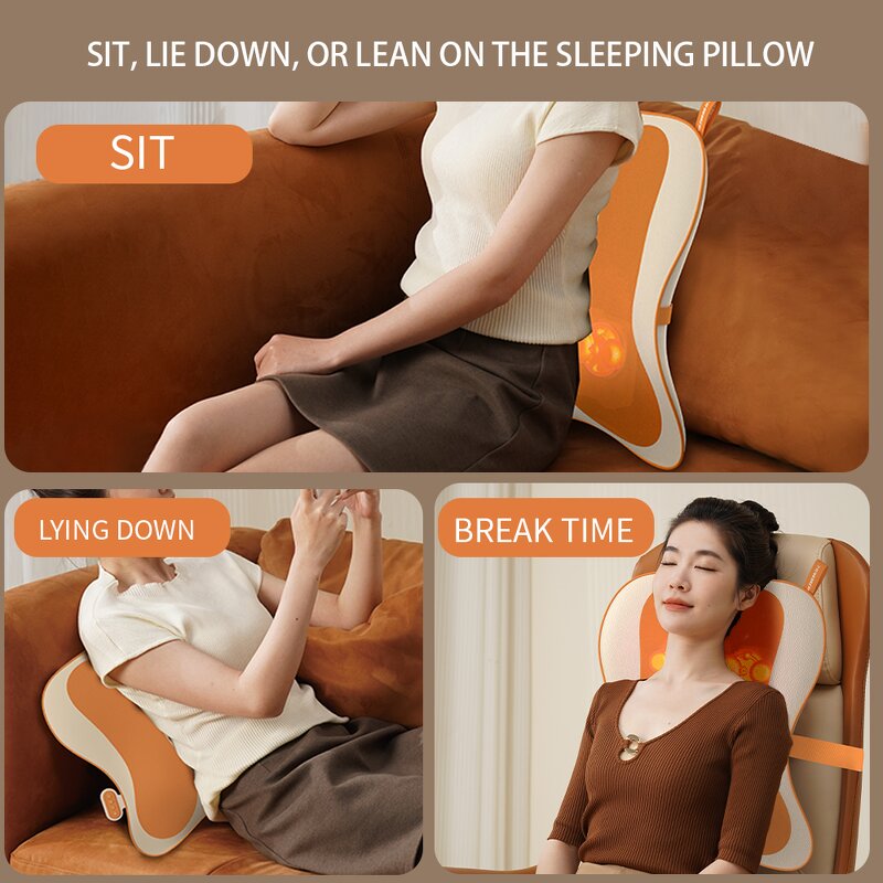 Waist Back Massage Pillow Manufacturer - Heated Soothing Heat Therapy for Body Relaxation