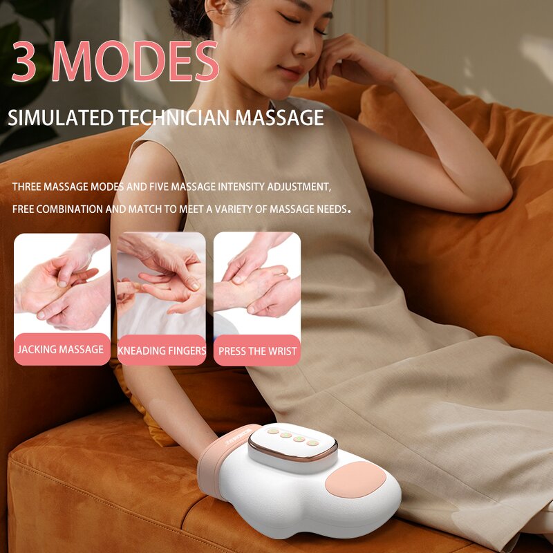 Hand Massager Manufacturer - 2025 New Wireless Electric with Heat for Palm Fingers