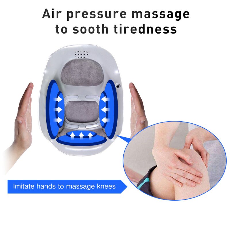 Knee Massager Manufacturer - Portable Pulse Electric with Red Light Therapy Heating