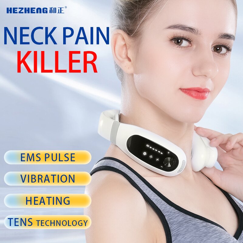 Neck Shoulder Massager Manufacturer - 2023 New Shoulder Neck Good for Pain Heating EMS