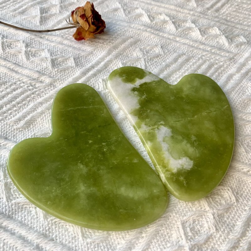 Jade Roller Gua Sha - Hot Sale Green Quartz Reduce Lines Wrinkles Face Massage