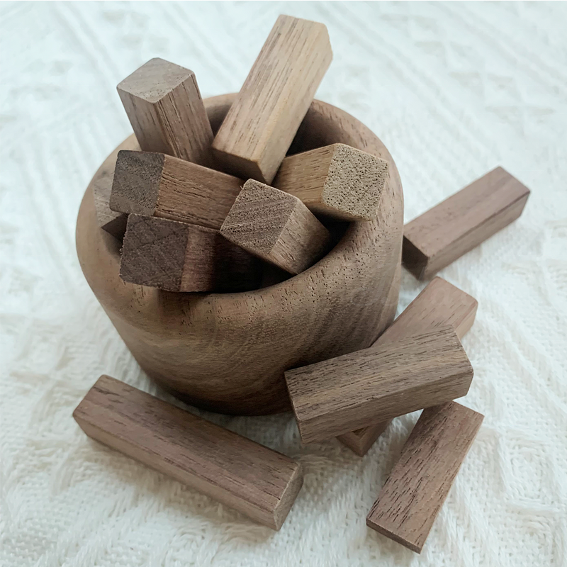 Wooden Diffuser Sticks - Wholesale Cute Beech Short Walnut Wood Tray Car Tool