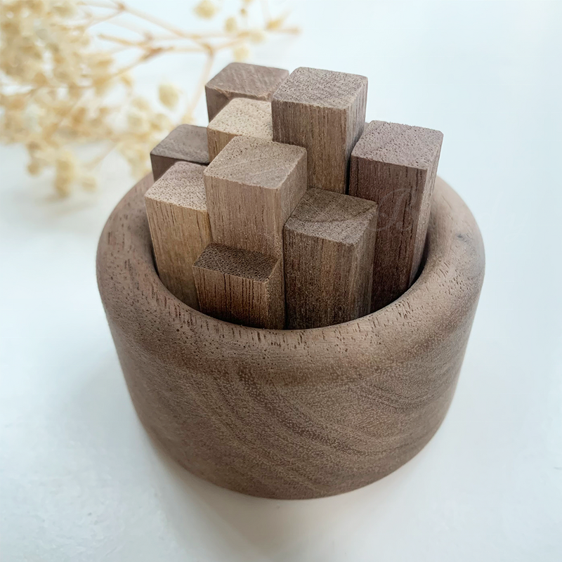 Wooden Diffuser Sticks - Wholesale Cute Beech Short Walnut Wood Tray Car Tool