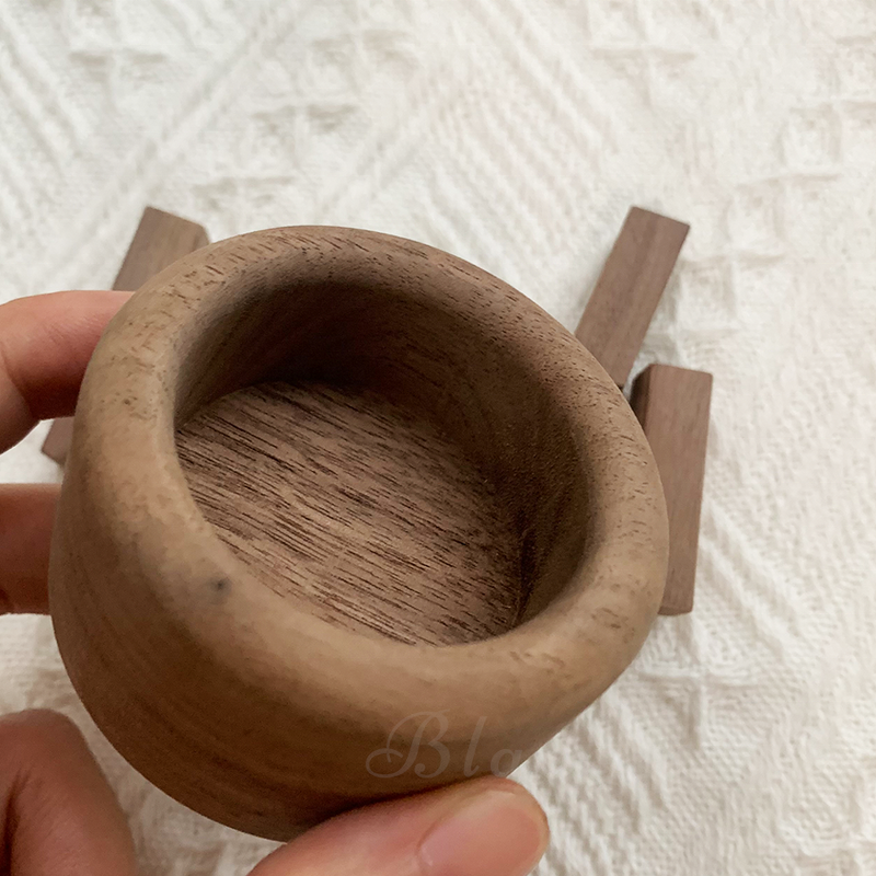 Wooden Diffuser Sticks - Wholesale Cute Beech Short Walnut Wood Tray Car Tool