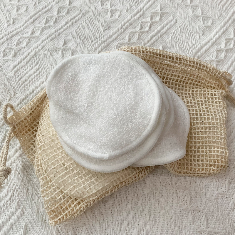 Bamboo Terry Cotton Pads - Wholesale Eco Friendly Reusable Facial Eye Care