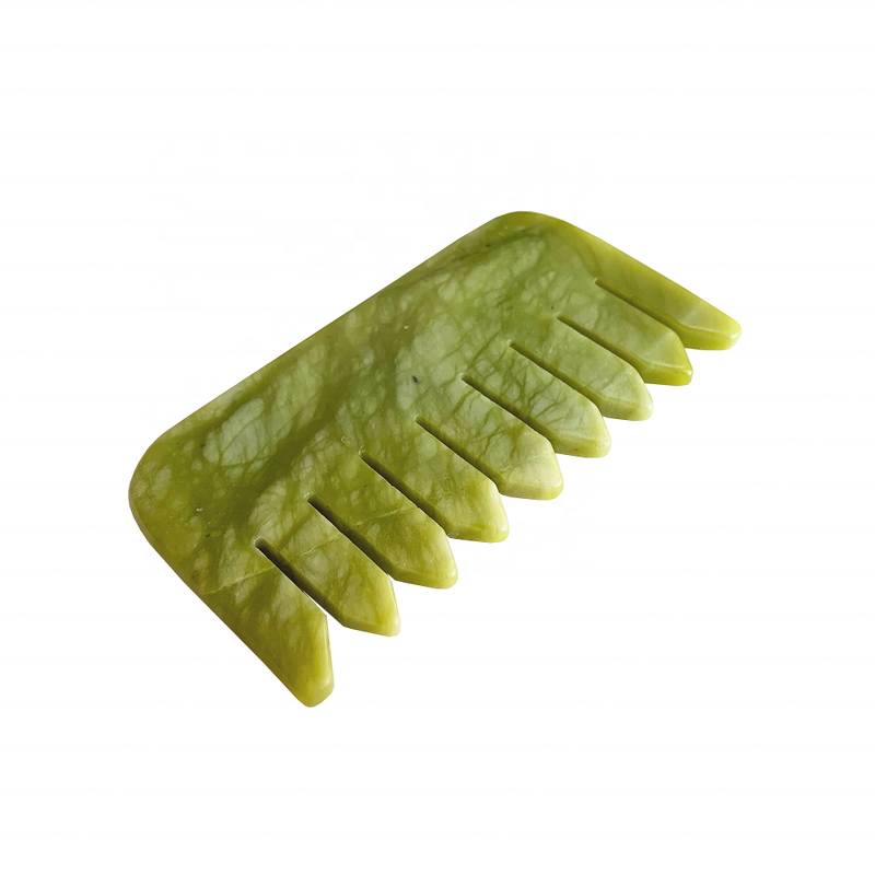 Jade Comb Gua Sha - Wholesale Hair Care Tool Natural Body Massager Homeuse