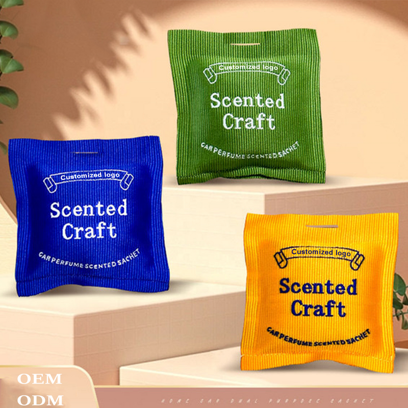 Scented Sachet Bags - New Arrival Woven Car Perfume Custom Logo Home Car Fragrance