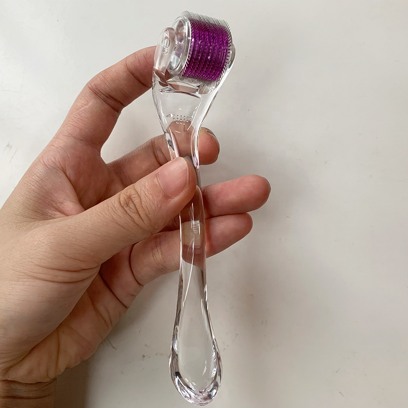540 Microneedling Roller - Custom Logo 0.5mm Beard Growth Hair Transparent
