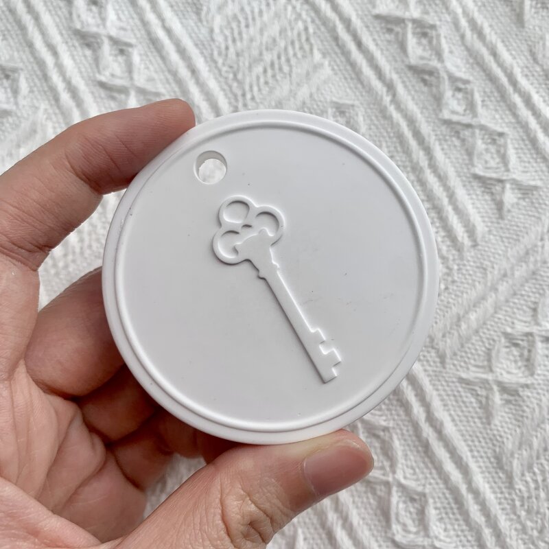 Ceramic Aroma Diffuser - Wholesale Round Key White Scented Stone Gift Set