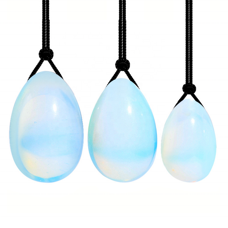 Nephrite Yoni Eggs - Hot Sale Natural Black White Jade Stone Women Girl Tool