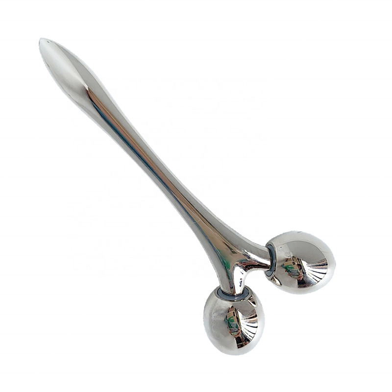 Stainless Steel Gua Sha - Mini 3D Scraping Massage Roller Beauty Care Tool