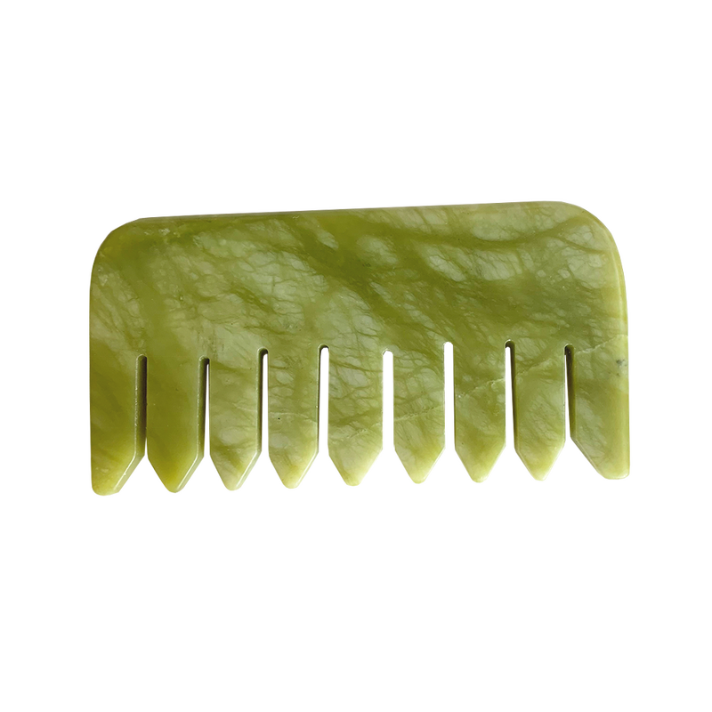 Jade Comb Gua Sha - Wholesale Hair Care Tool Natural Body Massager Homeuse