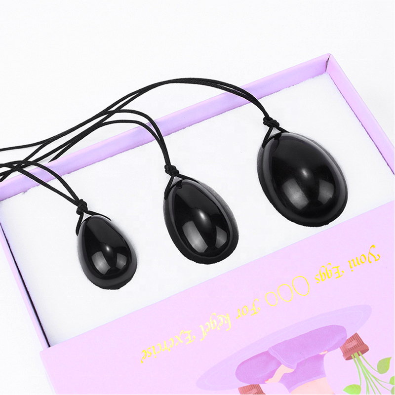 Nephrite Yoni Eggs - Hot Sale Natural Black White Jade Stone Women Girl Tool