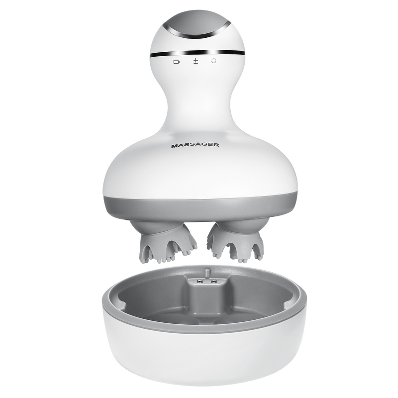 Electric Head Massager - Adjustable Speed USB Waterproof Travel-Friendly Scalp Care