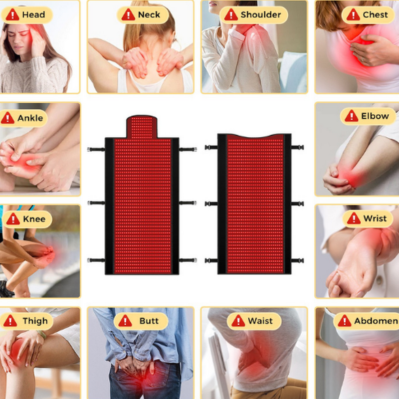 Red Light Therapy Bag - Full Body 2570 LEDs 660nm&850nm Wavelength Mat Sleeping Bag