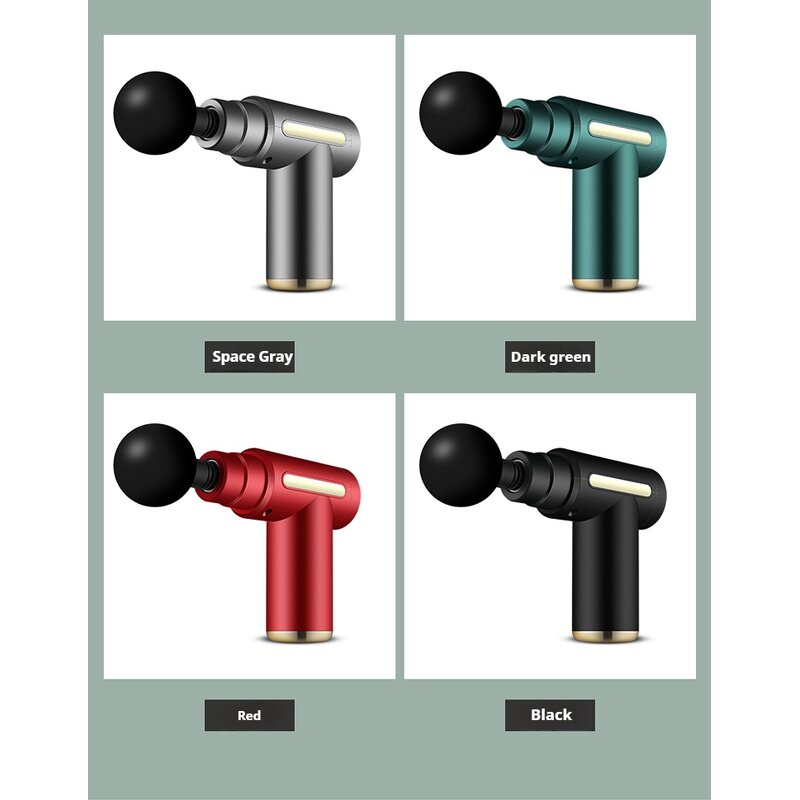 Mini Pocket Massage Gun - 2025 Hot Selling LCD Touch Screen Type C Charger