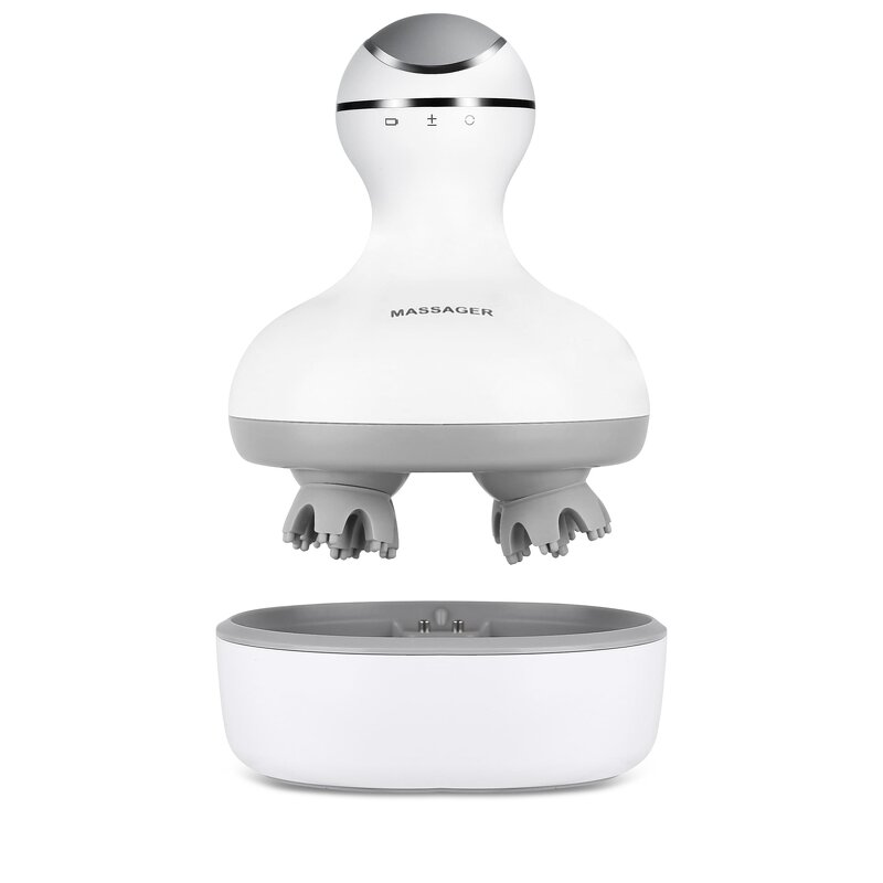 3D Kneading Scalp Massager - Wholesale Custom IPX7 84-Touch USB Rechargeable Head