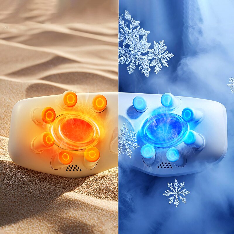 Hot&Cold Eye Mask - 2025 Latest Eye Spa Pods Heating Cooling Relax Beauty Massager