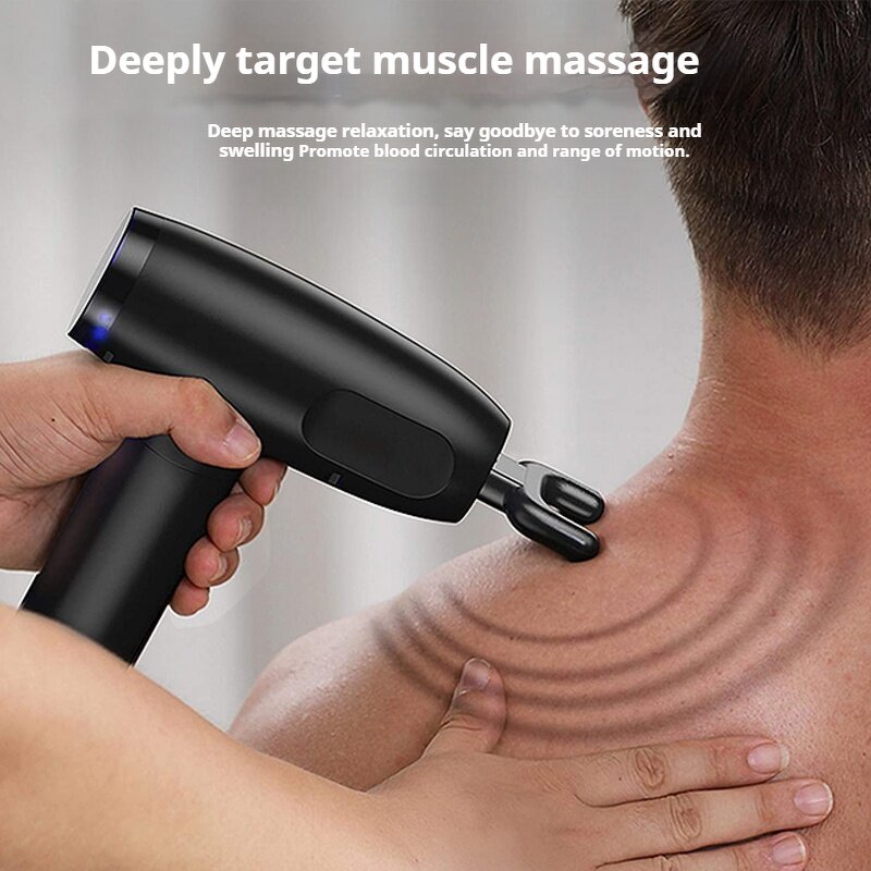 LCD Touch Massage Gun - High Quality Long Battery Life Deep Tissue Percussion Gun