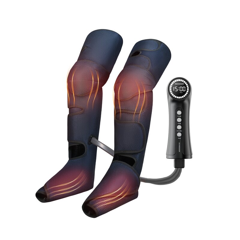 Electric Air Wave Massager - Calf Airbag Infrared Heating Knee Foot Thigh Hand Control