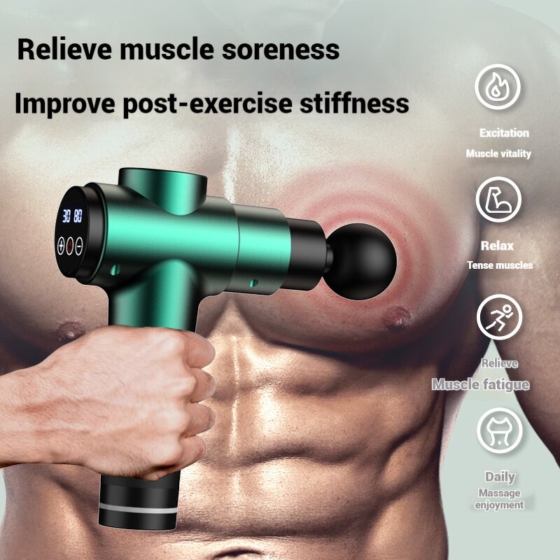 Mini Massage Gun - Free Sample Custom Logo Digital Cordless Deep Tissue Fascial