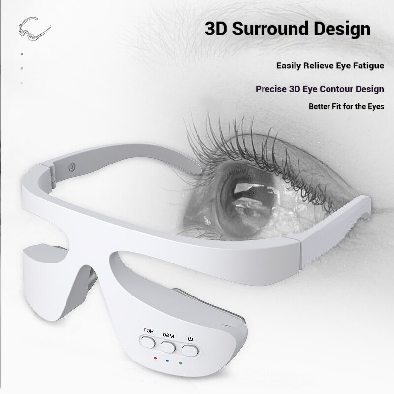 3D Eye Massager - Innovative Surround Collagen Red Light Dark Circle Melanin Repair