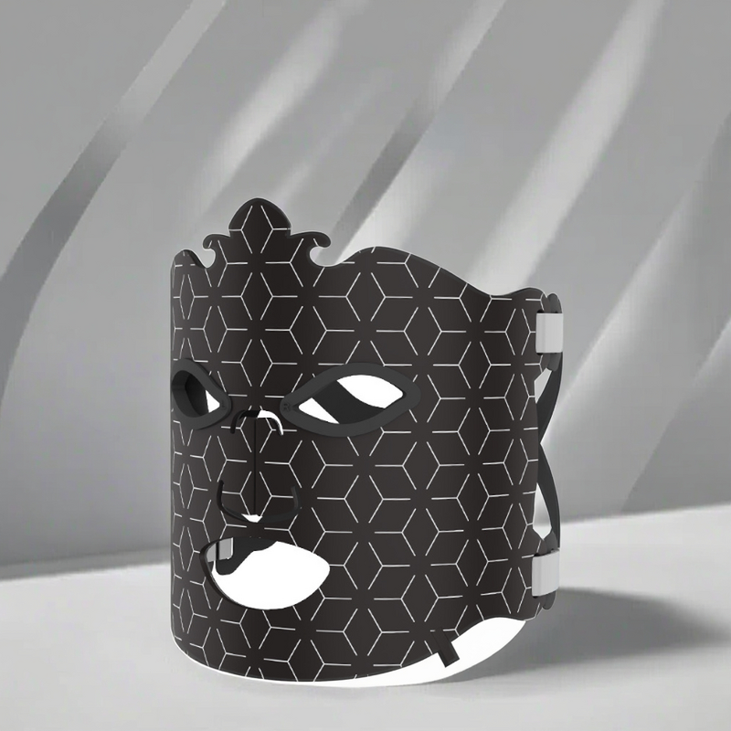 Silicone LED Facial Mask - Skincare 7 Color Photon Rejuvenation Home Use Beauty Tool