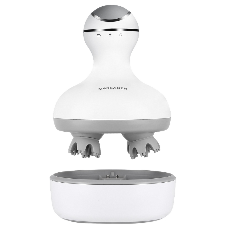 Electric Head Massager - Adjustable Speed USB Waterproof Travel-Friendly Scalp Care