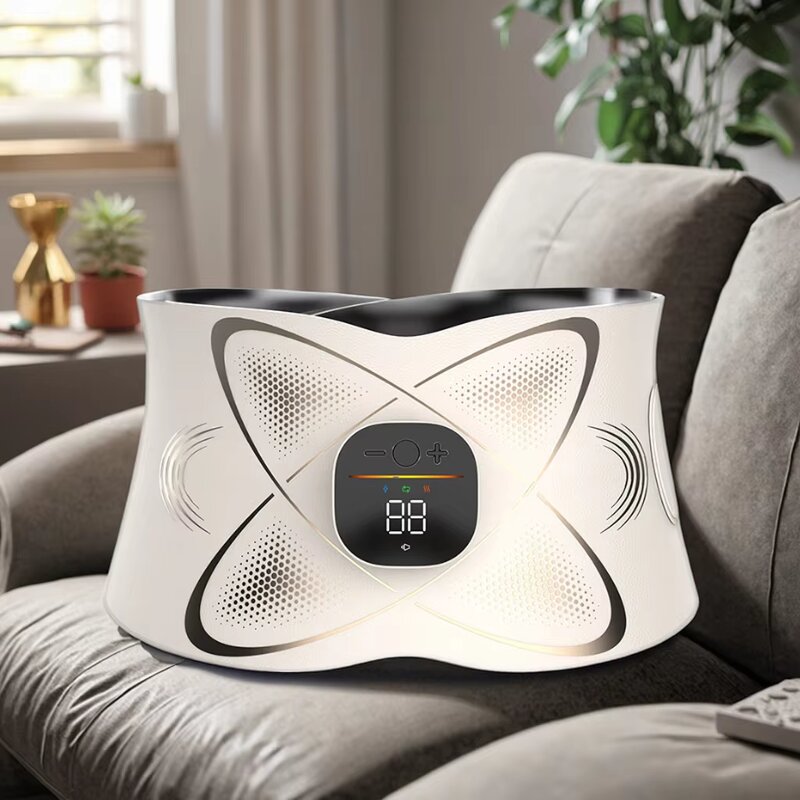 EMS Pulse Massage Belt - Custom Hot Compress Warm Palace Abdominal Slimming Waist