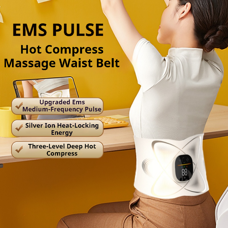 Smart Slimming Waist Massager - Silver Ion Electric Fat Burning Washable Belly Protection