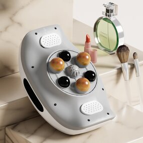 Automatic Abdominal Massager - Bian Stone Moxibustion Heating Rechargeable Body Care