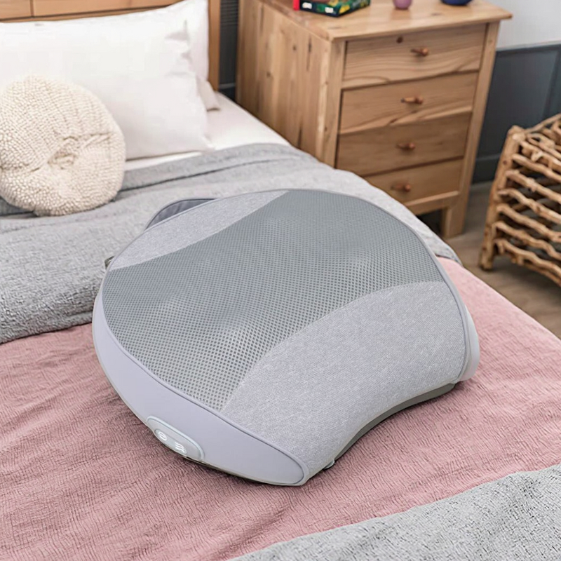 Back Massager - One Button Control 2000mAh Wireless Kneading Pounding Heat Therapy