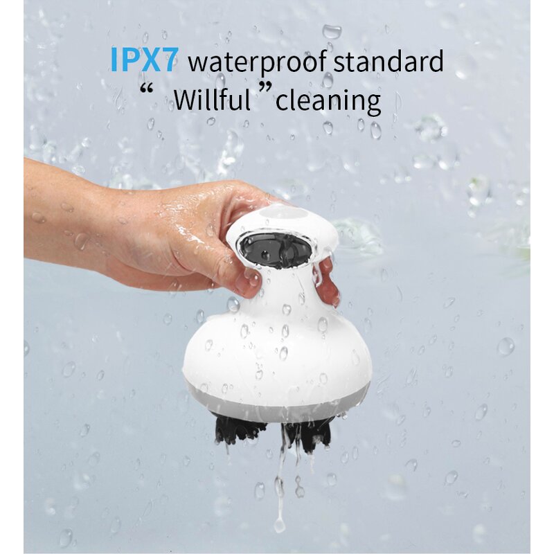 Travel Head Massager - Portable Kit Lightweight IPX7 Waterproof On-the-Go Relaxation