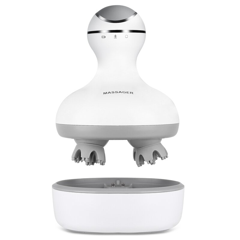 Electric Head Massager - Adjustable Speed USB Waterproof Travel-Friendly Scalp Care