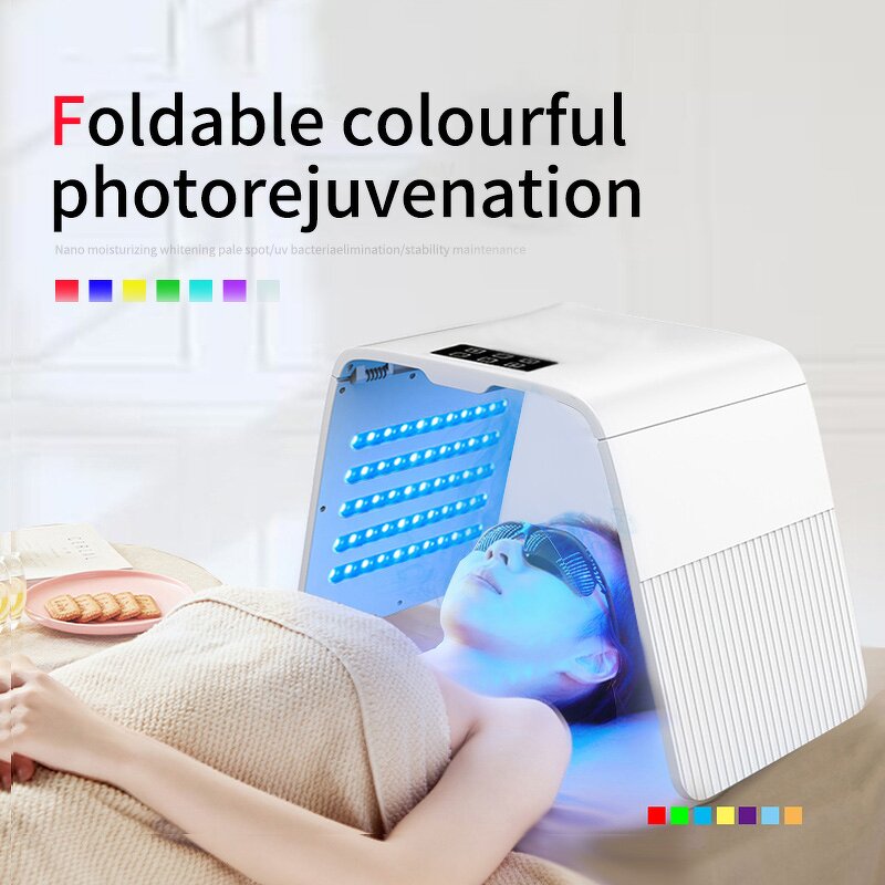 7-Color Light Therapy - 2025 Home Facial Massager Wrinkle Reduction Skin Tightening