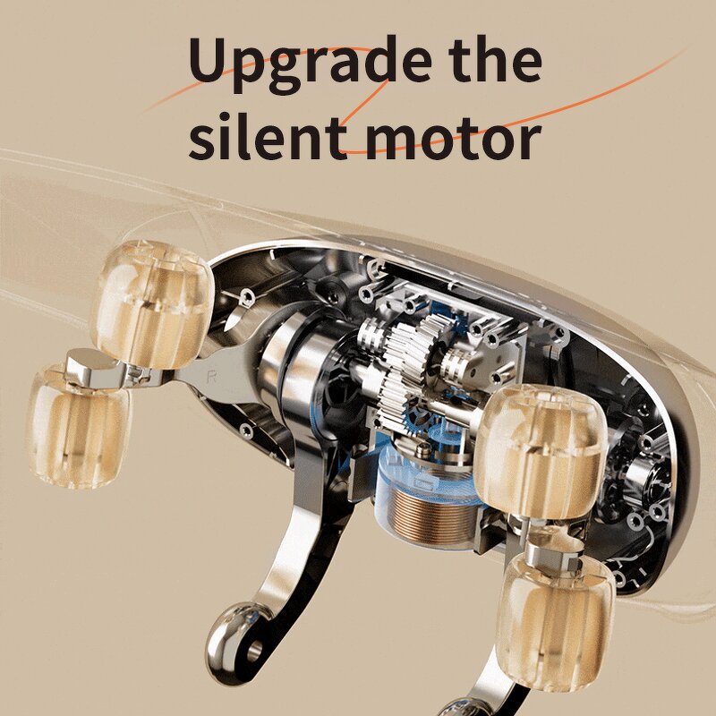 Shiatsu Neck Massager - Deep Kneading Trapezius Heating Wireless Neck Shoulder Relief