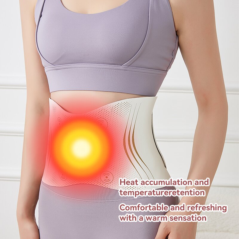 Smart Massage Belt - Portable Multi-Function Heat Therapy EMS Pulse Abdominal Waist