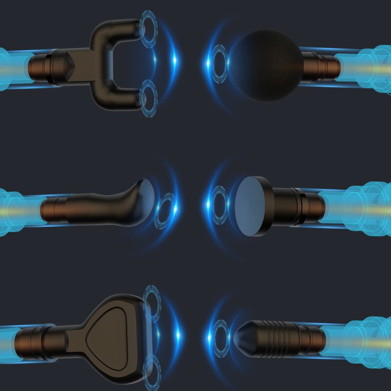 Deep Tissue Massage Gun - Advanced Portable Vibration Back Pain Relief Exercise Tool