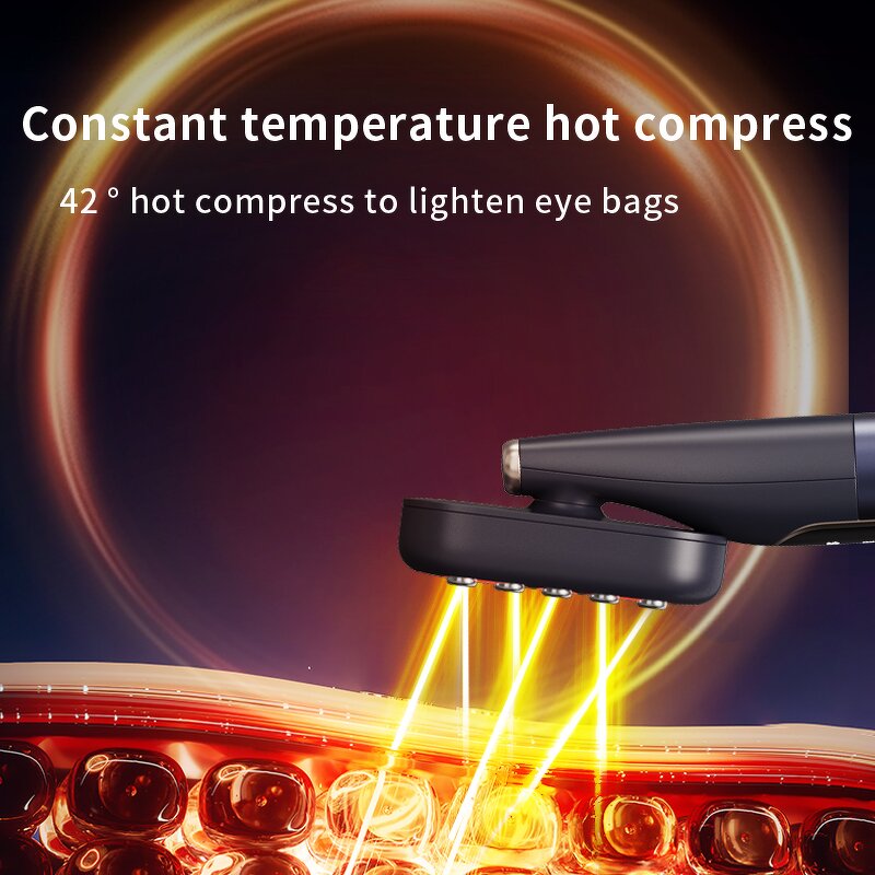 Facial Wand - 2025 Trend High Frequency EMS Red Light Anti Aging Face Eye Massager