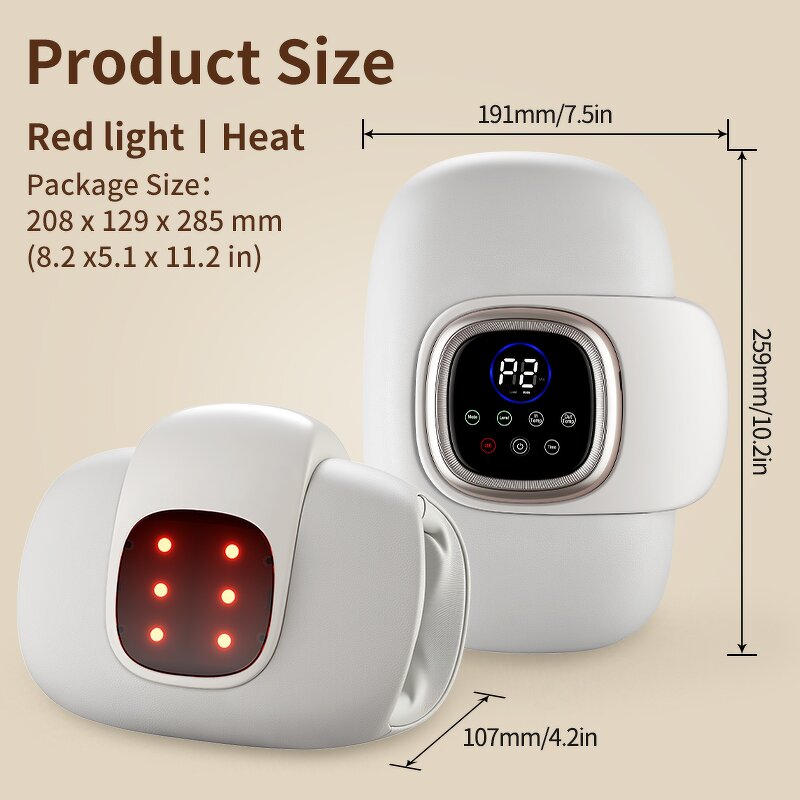 Cordless Wrist Massager - 2025 New Electric Hand Heat Air Bag Finger Therapy Tool