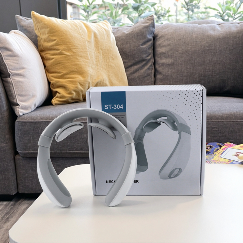 TENS Pulse Neck Massager - Electric Solve Neck Fatigue Pain Relief Care Device