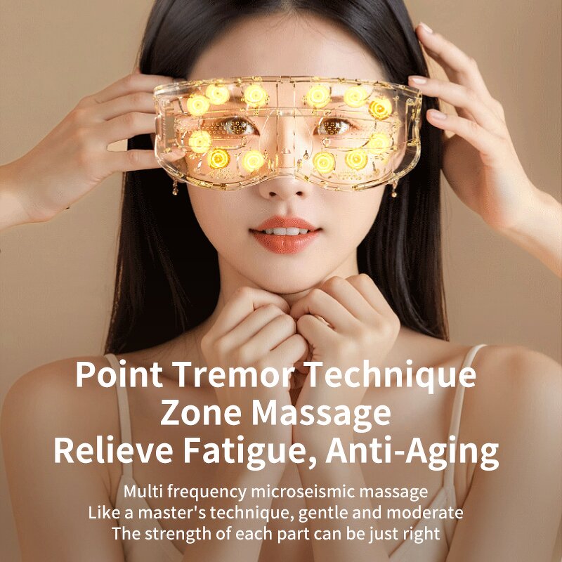 Bluetooth Eye Massager - Hot/Cold Compress 2000mAh Type-C Musical Smart Care Tool