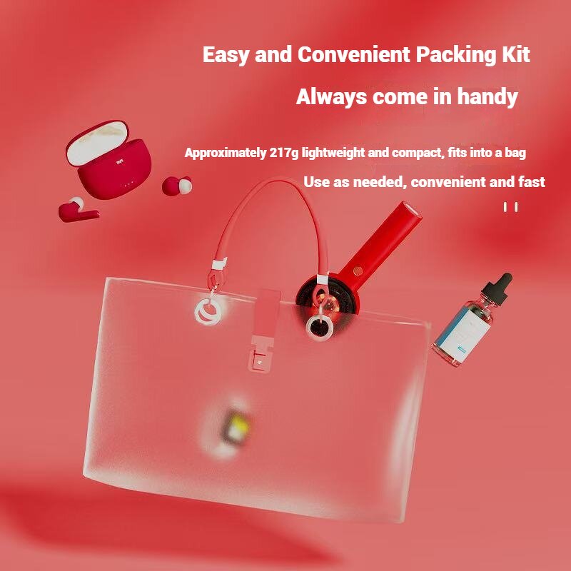 Scalp Massager Comb - 2025 New Waterproof Red Blue Light Hair Oil Applicator Brush