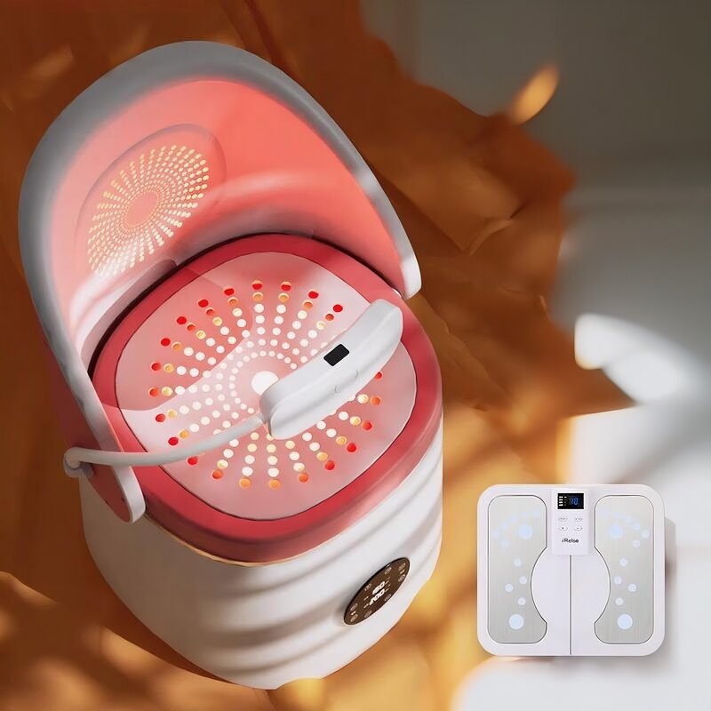 Aromatherapy Moxa Chair - Relaxing Heated Steam Rainbow Light Combination Body Application