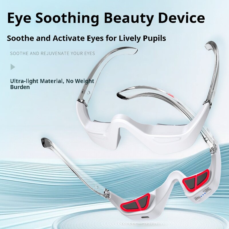 Red Light Therapy Tool - Handheld Lifts Tightens Eye Muscles Relaxes Microcurrent Mask