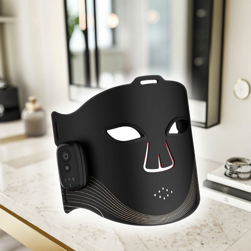 Silicone LED Facial Mask - Amazon Exclusive Food-Grade Near-Infrared RF Technology