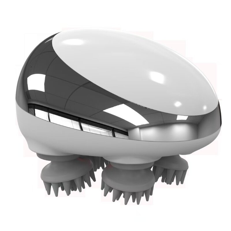 Mini Head Massager - Wet Dry Multifunctional Wireless USB Adjustable Speed Timing