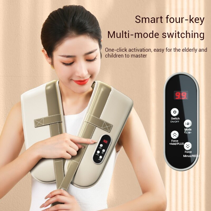 Neck Shoulder Massager - Adjustable Intensity Deep Tissue Muscle Pain 20 Sage Device